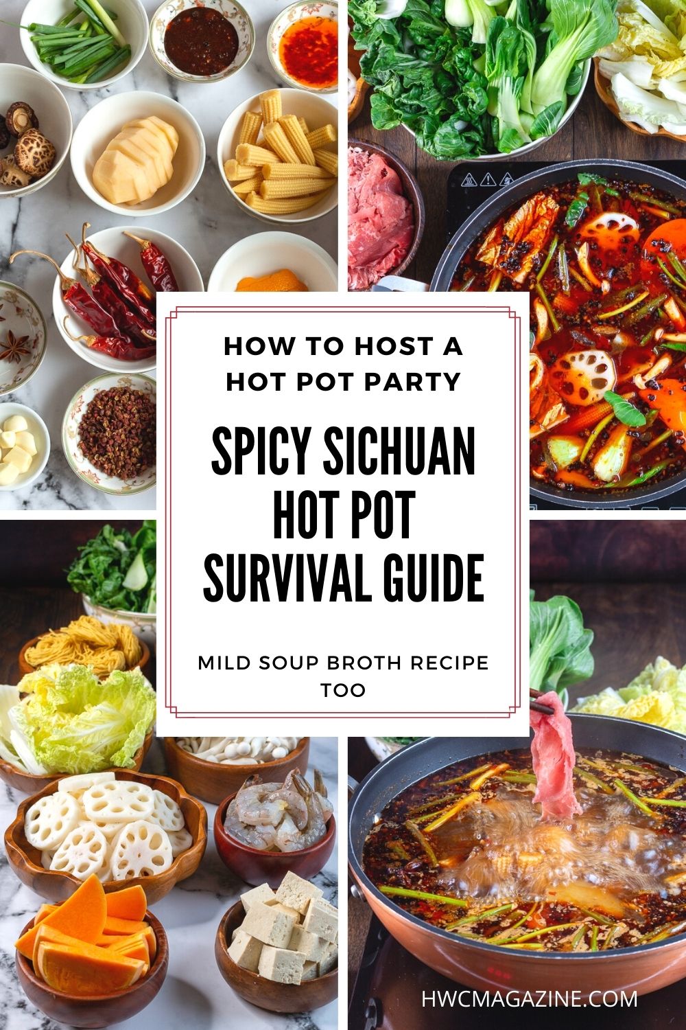 Spicy Sichuan Hot Pot [Mild Broth Recipe Included] - Healthy World Cuisine