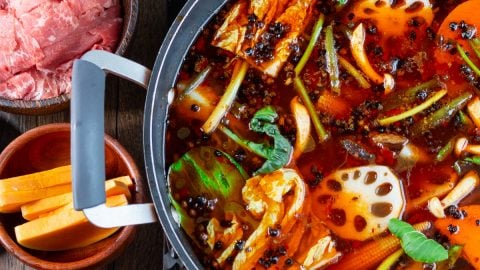 Spicy Sichuan Hot Pot Mild Broth Recipe Included Healthy World Cuisine