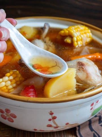 Cantonese ABC Soup (Instant Pot Clear Broth Recipe) - Healthy World Cuisine