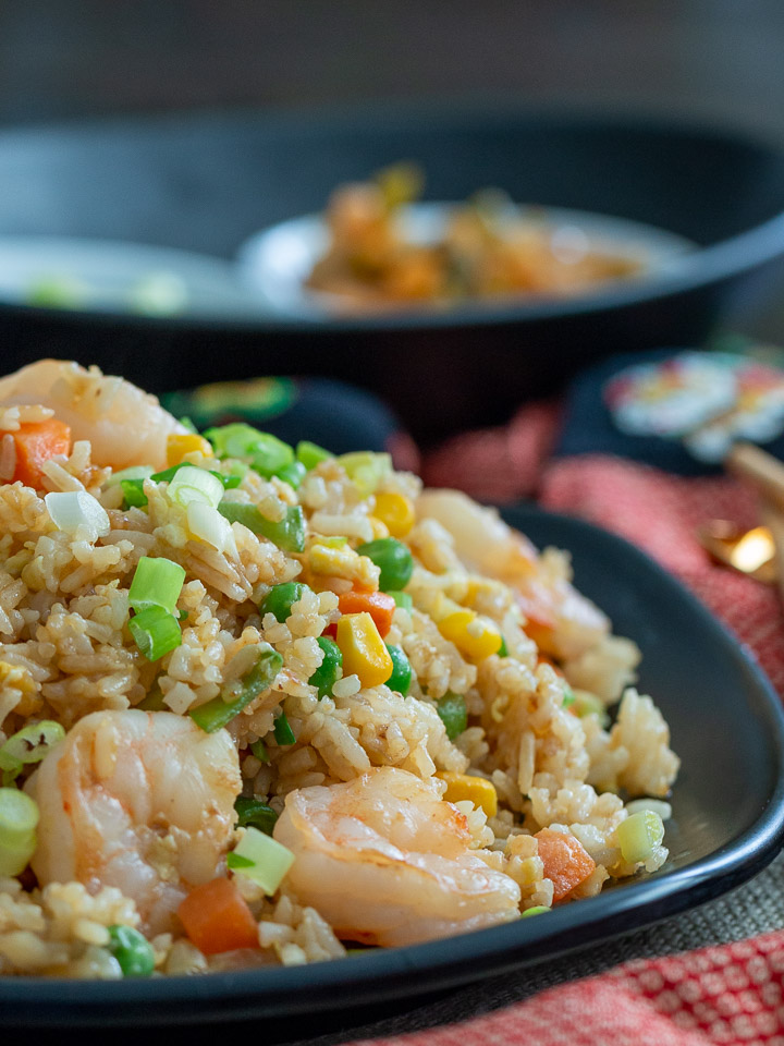 Hong Kong Fried Rice [Restaurant Style + VIDEO] - Healthy World Cuisine