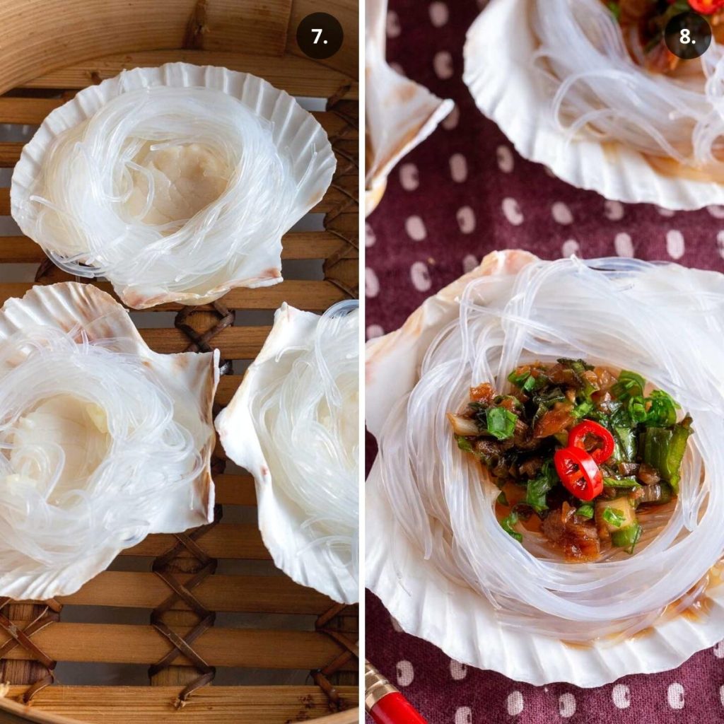 Asian Steamed Scallops With Garlic Vermicelli Healthy World Cuisine 3325