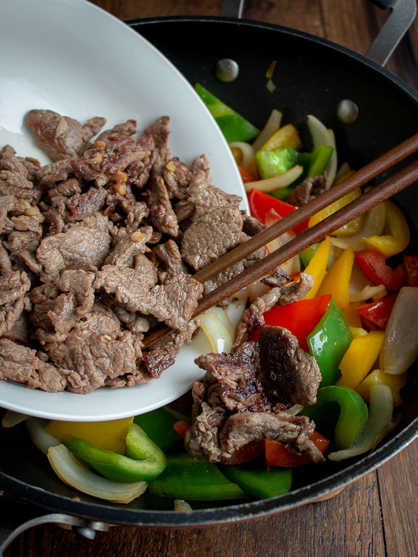 Beef and Peppers in Black Bean Sauce - Healthy World Cuisine