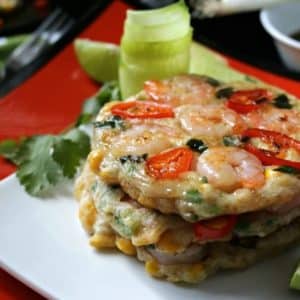 shrimp pancakes