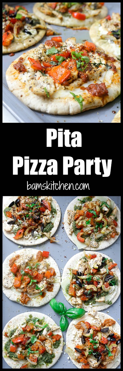 DIY Pita Pizza Party - Healthy World Cuisine Healthy World Cuisine