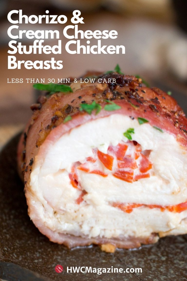 Chorizo and Cream Cheese Stuffed Chicken Breasts - Healthy World Cuisine