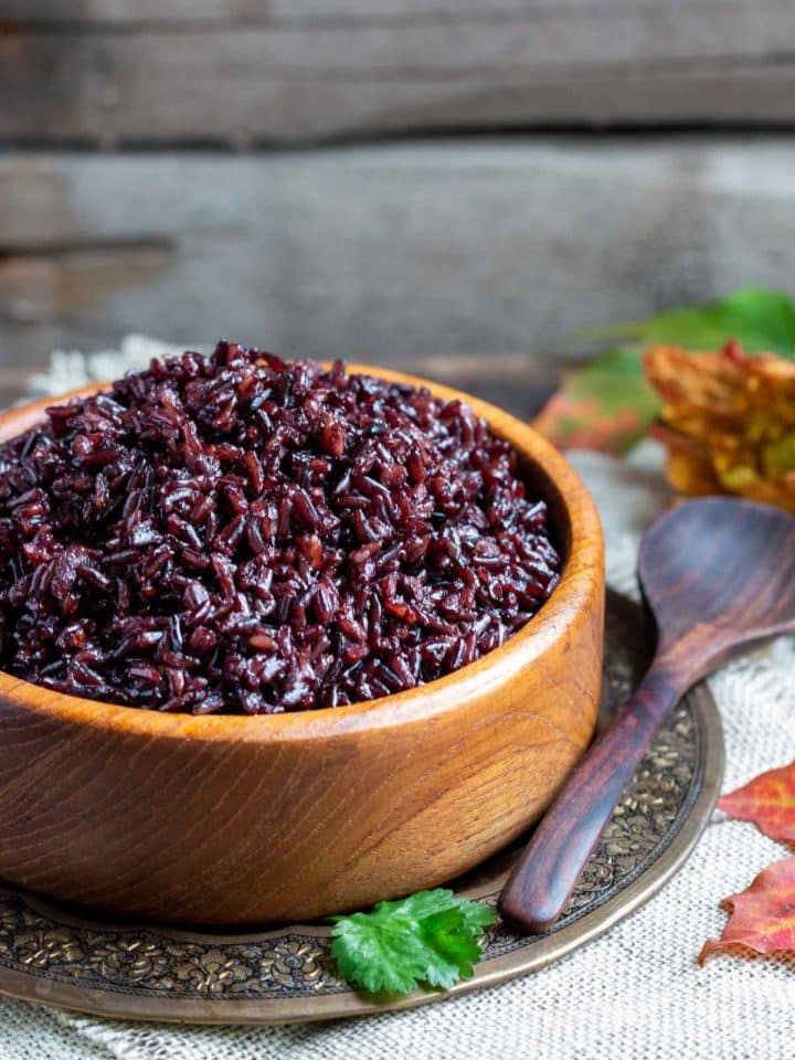 Instant Pot Black Rice Pilaf - Healthy World Cuisine