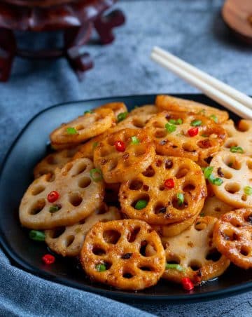 Spicy Lotus Root Stir Fry - Healthy World Cuisine