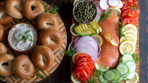 Diy Ultimate Bagel Bar Brunch Healthy World Cuisine