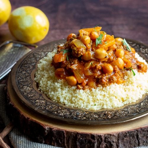 Easy Moroccan Ground Lamb Stew - Healthy World Cuisine