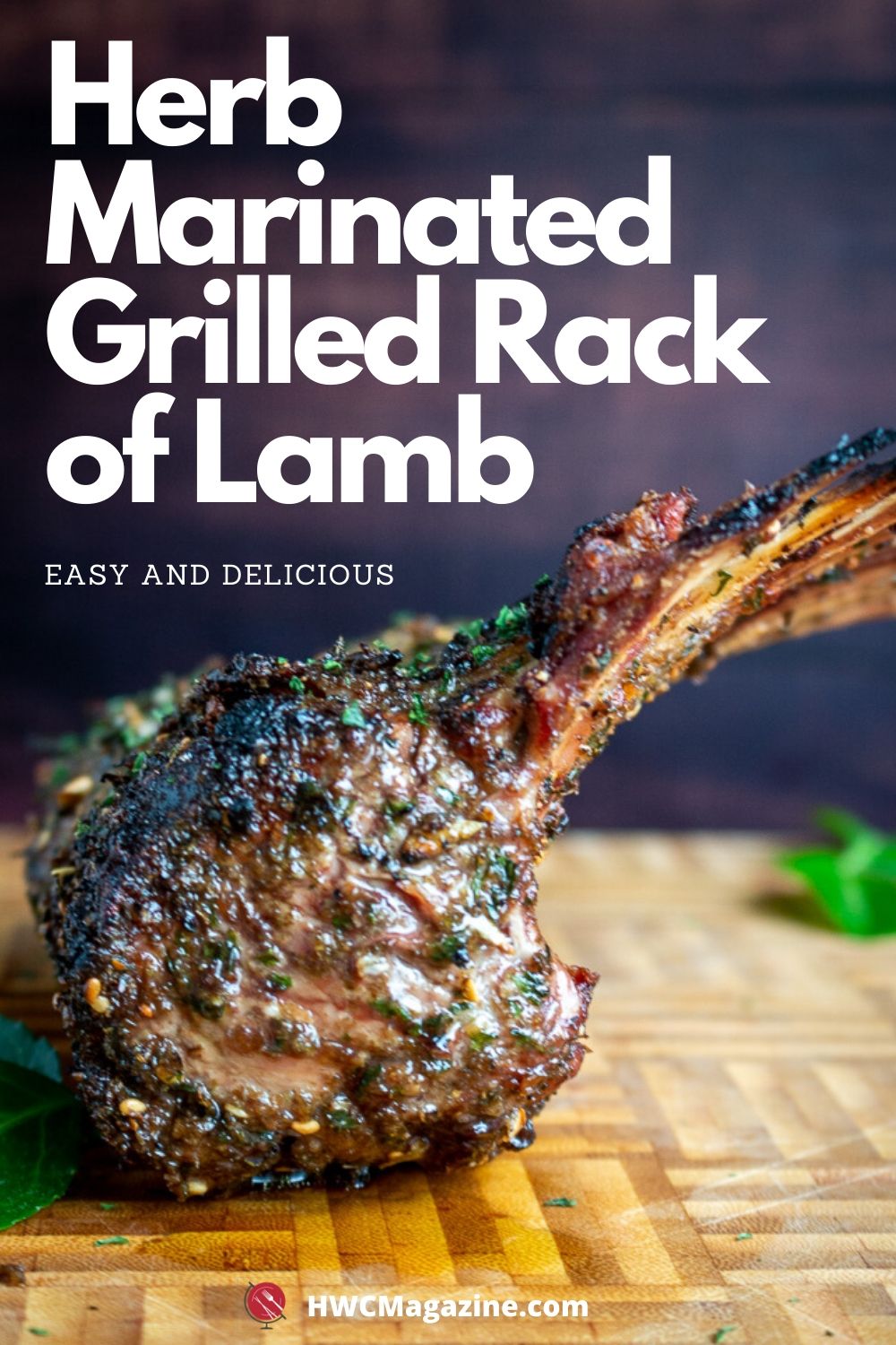 Herb Marinated Grilled Rack of Lamb - Healthy World Cuisine