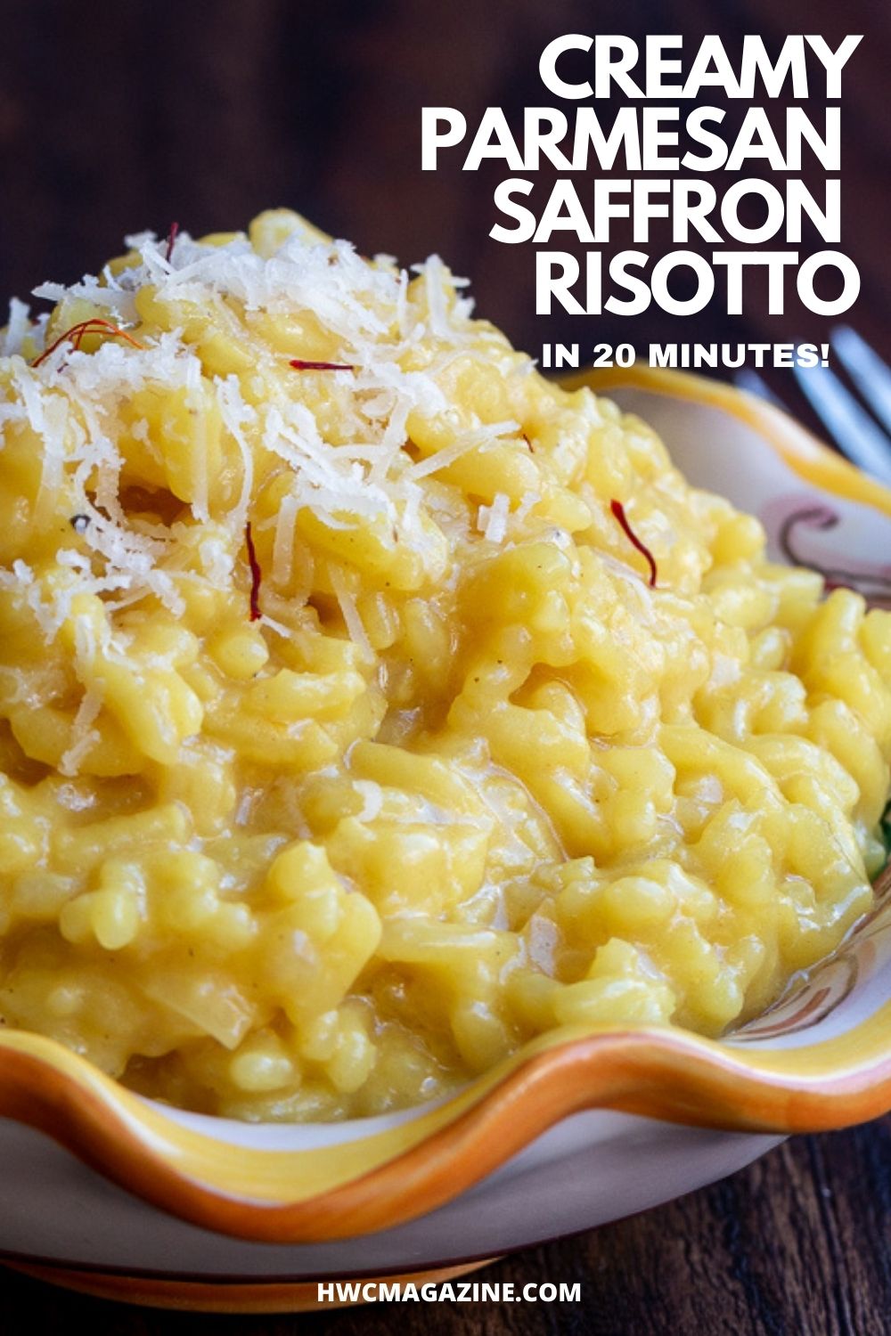 Creamy Parmesan Risotto With Saffron - Healthy World Cuisine