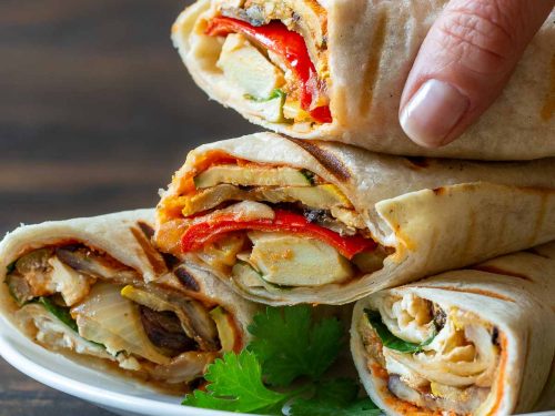 Mediterranean Lavash Wraps - Healthy Seasonal Recipes